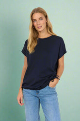 Soya Concept t-shirt BANU 169 - Navy - Boutique Adam & Eve marque canadienne, marque québécoise