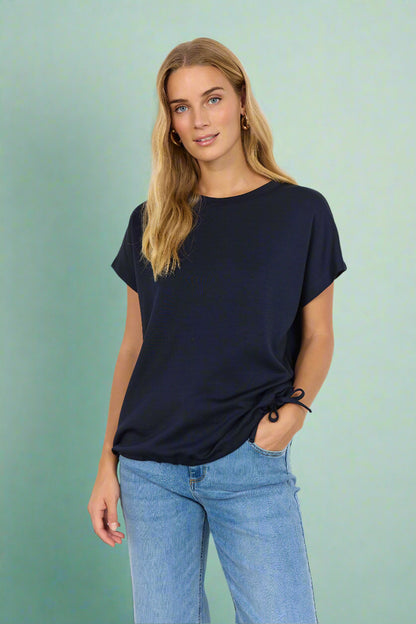 Soya Concept t-shirt BANU 169 - Navy - Boutique Adam &amp; Eve marque canadienne, marque québécoise