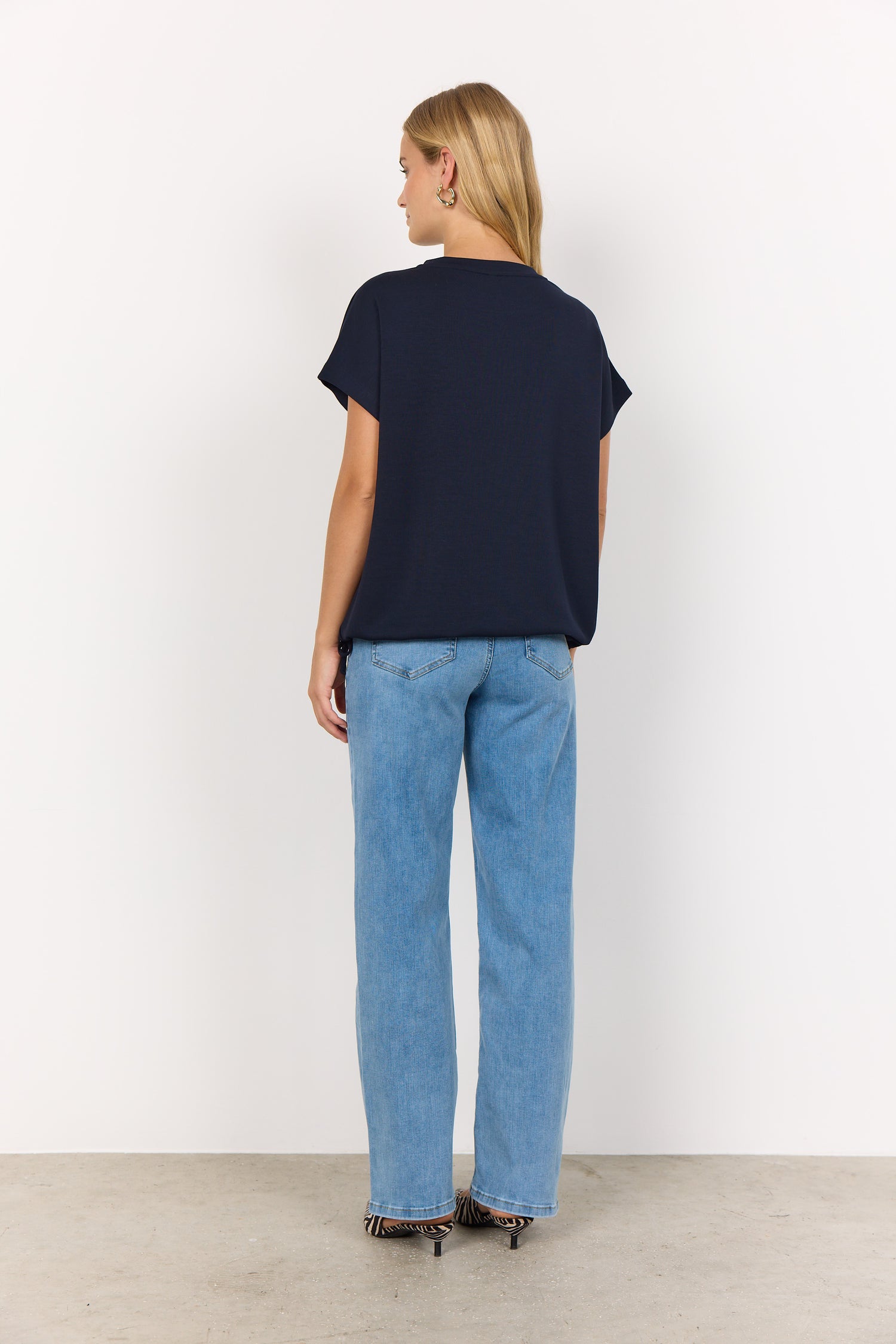 Soya Concept t-shirt BANU 169 - Navy - Boutique Adam &amp; Eve marque canadienne, marque québécoise