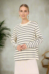 Soya Concept Sweater BARNI26 - Striped - Adam & Eve marque canadienne, marque québécoise