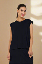 Soya Concept T-shirt BANU 229 - Black - Boutique Adam & Eve marque canadienne, marque québécoise