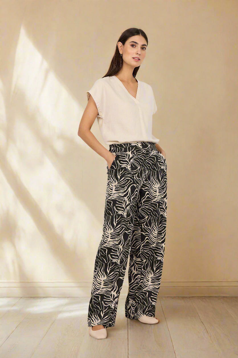 Soya Concept - Pants ritza-4 - Black - Boutique Adam &amp; Eve marque canadienne, marque québécoise