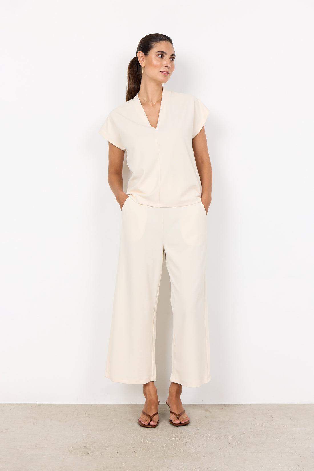 Soya Concept - Blouse siham-86 - Off white - Boutique Adam &amp; Eve marque canadienne, marque québécoise