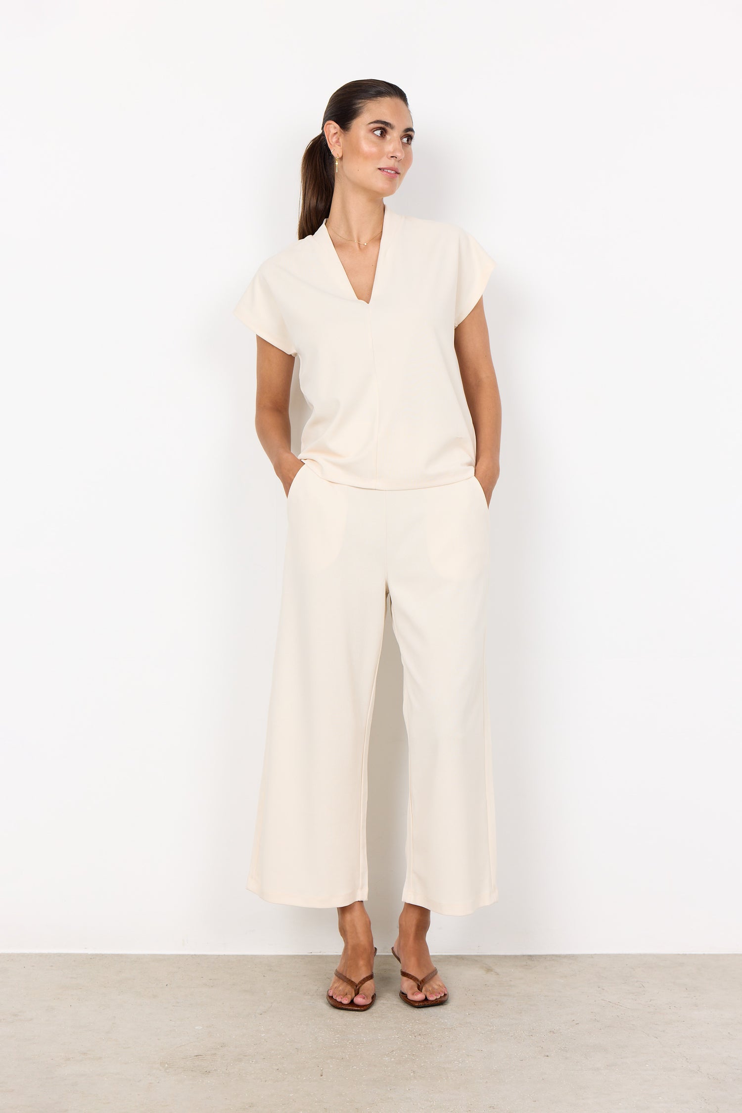 Soya Concept - Blouse siham-86 - Off white - Boutique Adam &amp; Eve marque canadienne, marque québécoise
