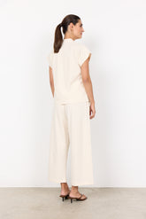 Soya Concept - Blouse siham-86 - Off white - Boutique Adam & Eve marque canadienne, marque québécoise