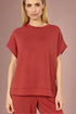 Soya Concept T-shirt BANU 245 - Terracotta - Boutique Adam & Eve marque canadienne, marque québécoise