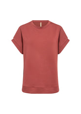 Soya Concept T-shirt BANU 245 - Terracotta - Boutique Adam & Eve marque canadienne, marque québécoise