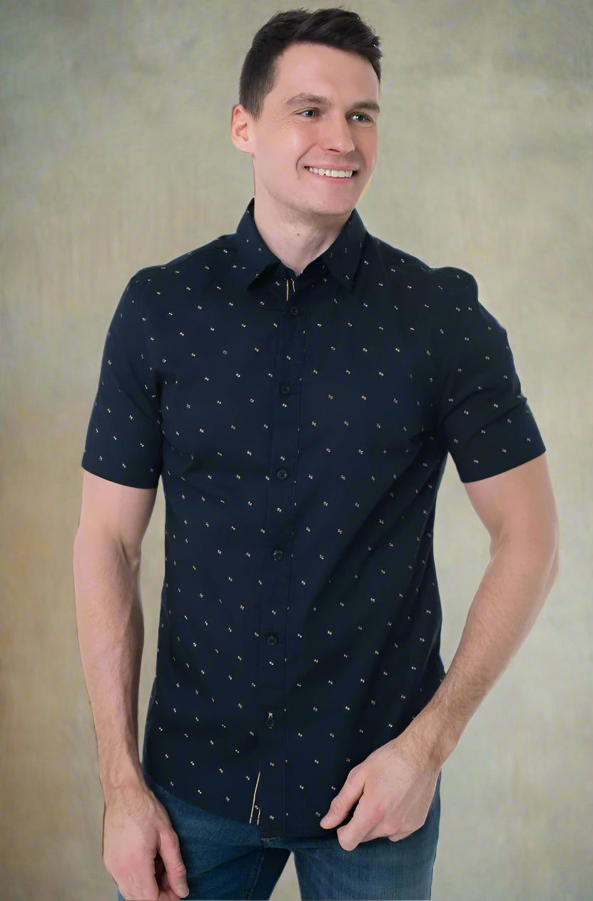 Tom Tailor Shirt 1045082 - Navy - Boutique Adam &amp; Eve marque canadienne, marque québécoise