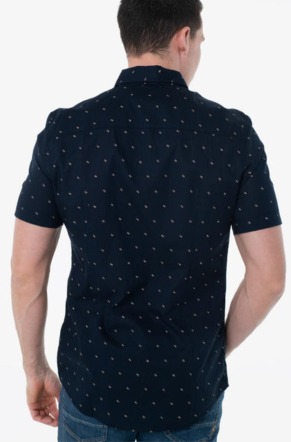 Tom Tailor Shirt 1045082 - Navy - Boutique Adam &amp; Eve marque canadienne, marque québécoise