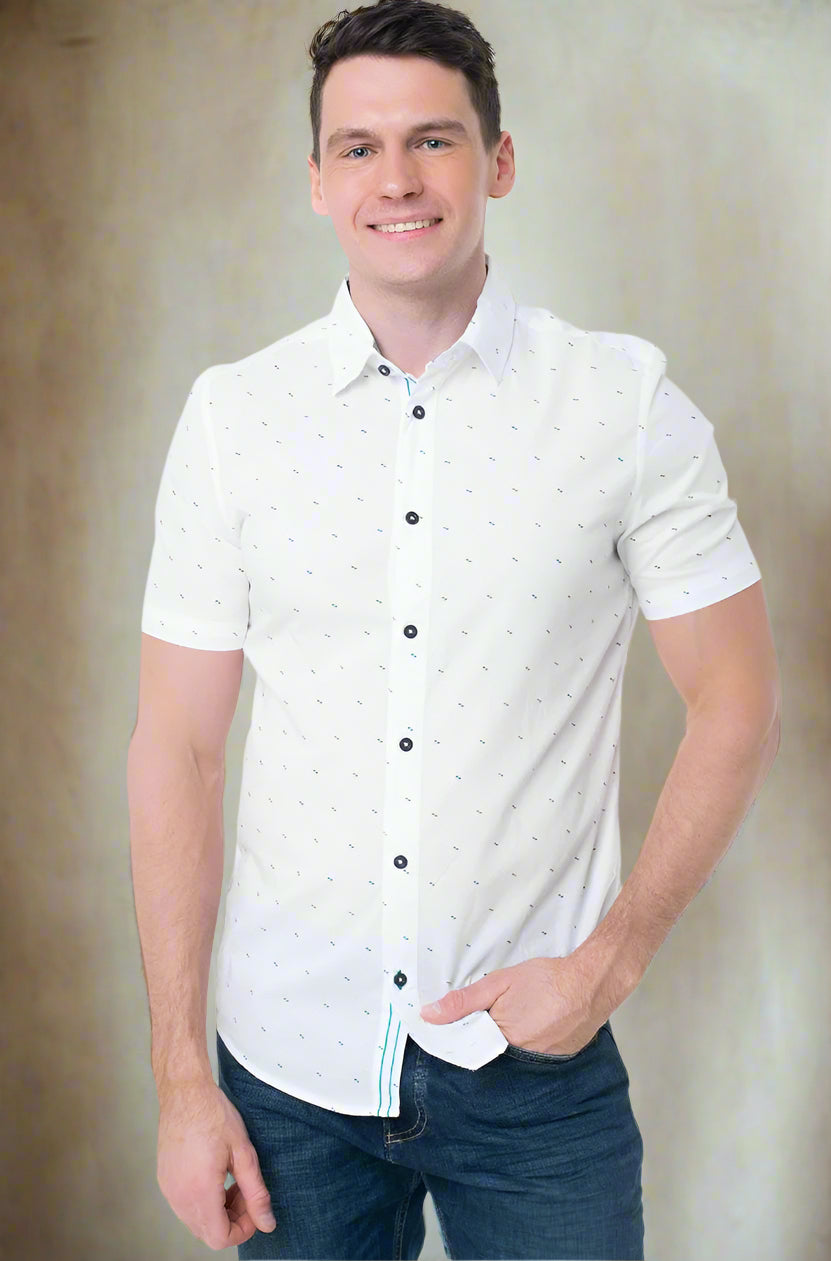 Tom Tailor Shirt 1045082 - White - Boutique Adam &amp; Eve marque canadienne, marque québécoise