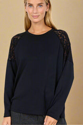 Soya Concept Sweater BANU 257 - Black - Boutique Adam & Eve marque canadienne, marque québécoise