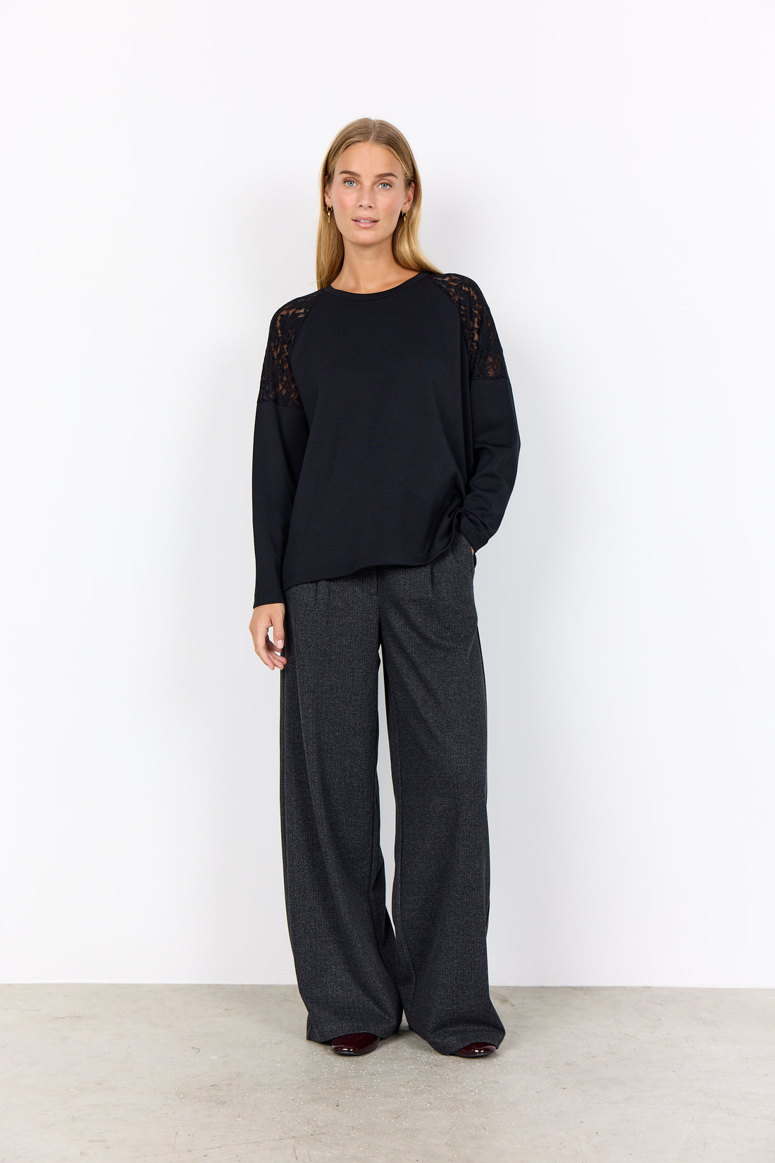 Soya Concept Sweater BANU 257 - Black - Boutique Adam &amp; Eve marque canadienne, marque québécoise