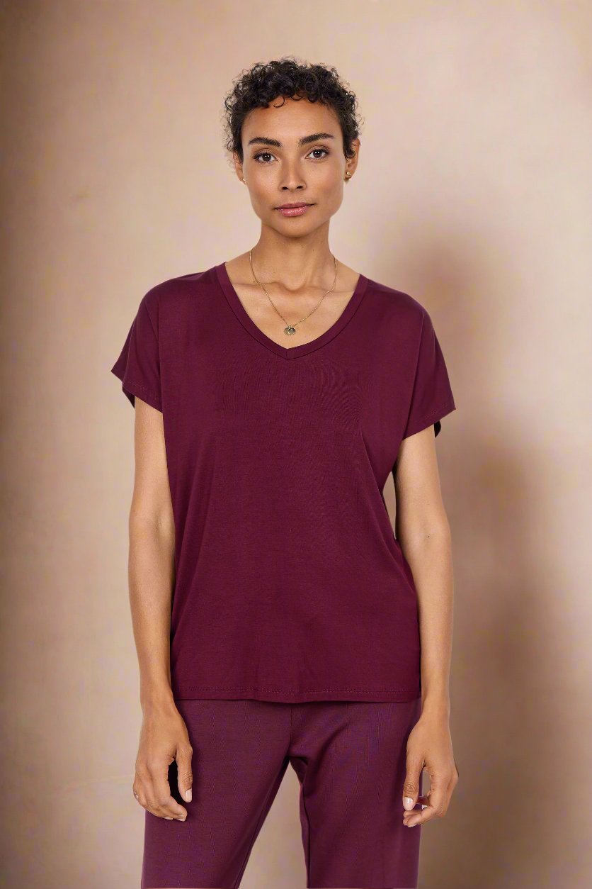 Soya Concept T-shirt MARICA 32-Wine