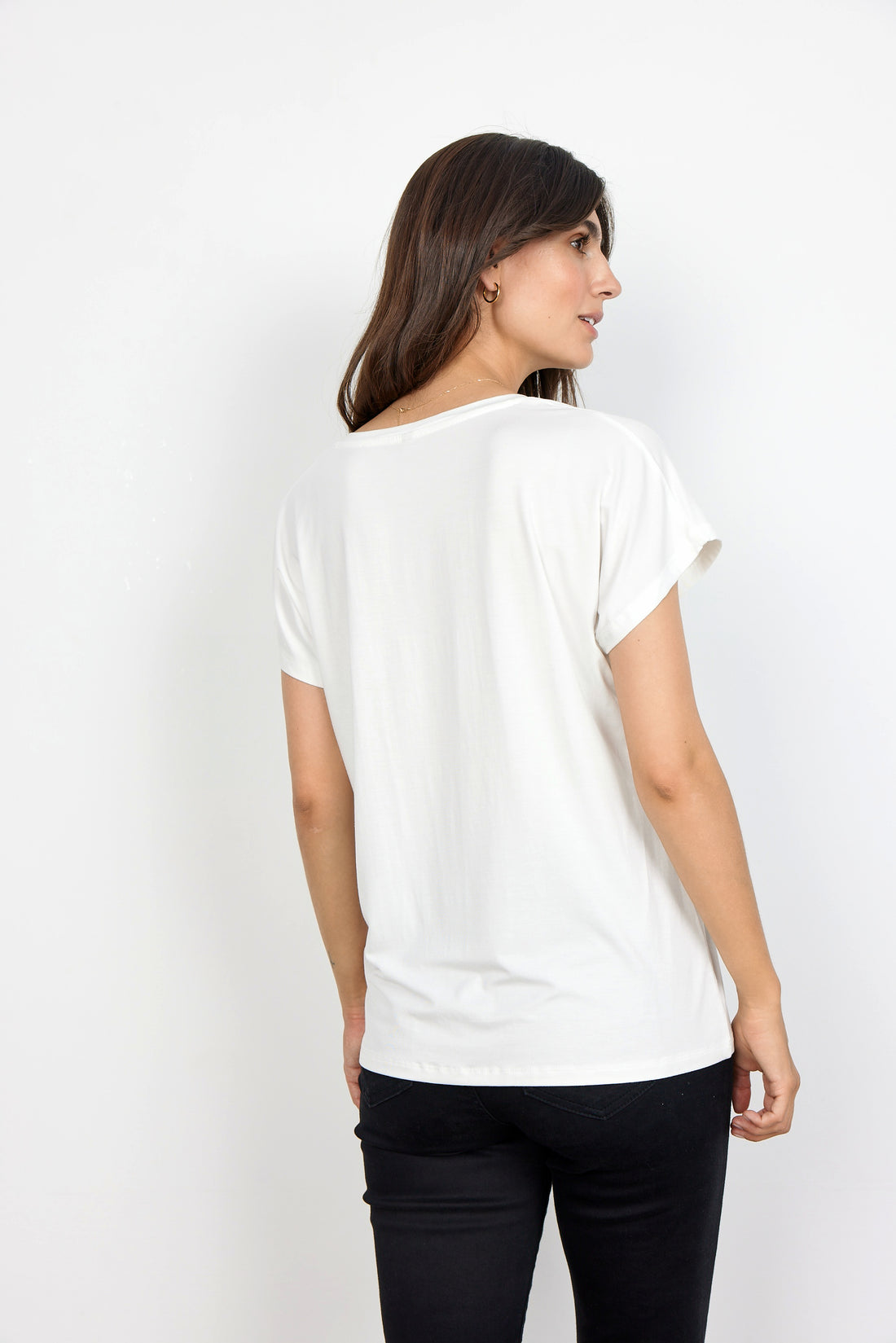 Soya Concept t-shirt MARICA 32 - Off white - Boutique Adam &amp; Eve marque canadienne, marque québécoise