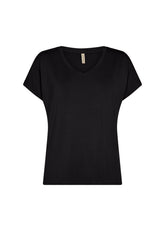 Soya Concept t-shirt MARICA 32 - Black - Boutique Adam & Eve marque canadienne, marque québécoise