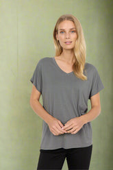 Soya Concept t-shirt MARICA 32 - Khaki - Boutique Adam & Eve marque canadienne, marque québécoise