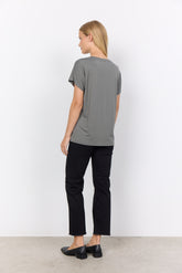 Soya Concept t-shirt MARICA 32 - Khaki - Boutique Adam & Eve marque canadienne, marque québécoise