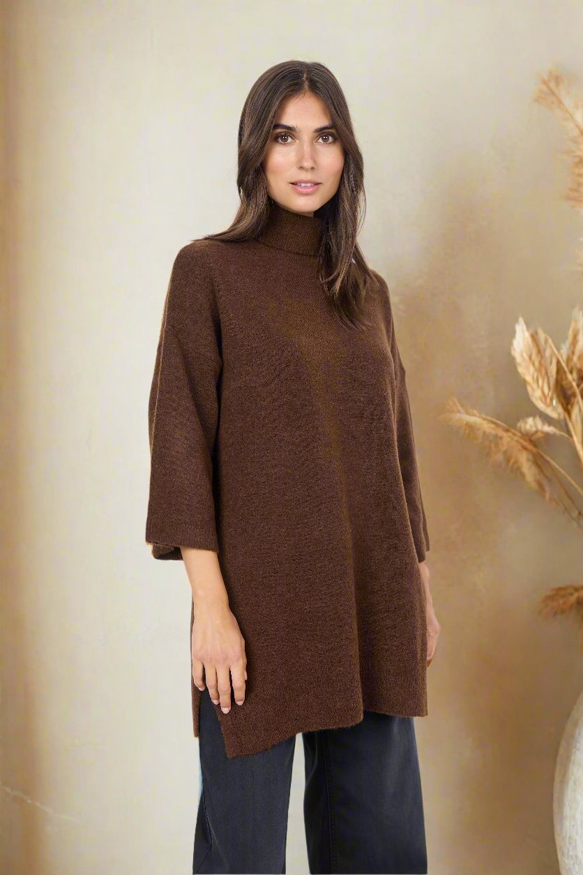 Soya Concept Sweater NESSIE 52-Marron