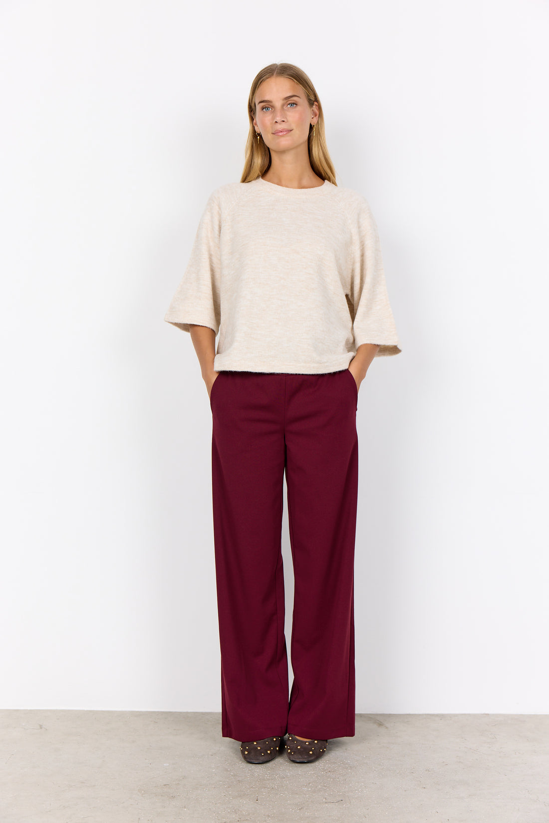 Soya Concept Sweater orlean-1 - off white - Boutique Adam &amp; Eve marque canadienne, marque québécoise