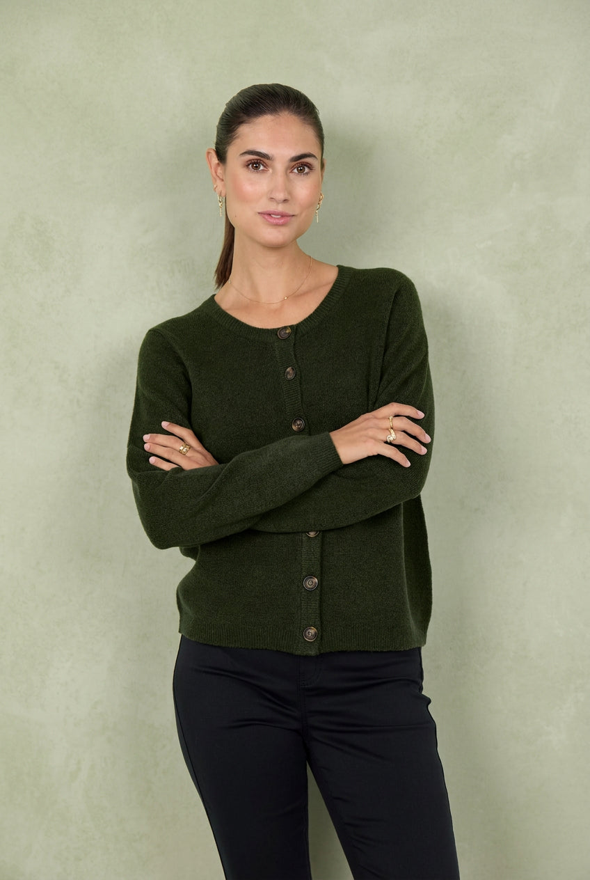 Soya Cardigan ORLEAN 2 Cardigan - Vert-fonce