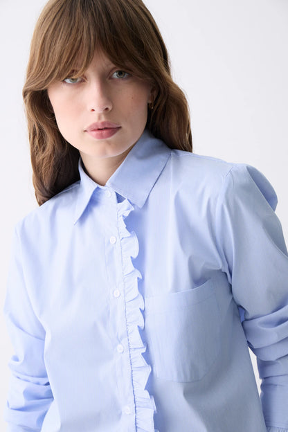 Deluc- Blouse FONTES - 40568D - Blue - Boutique Adam &amp; Eve marque canadienne, marque québécoise