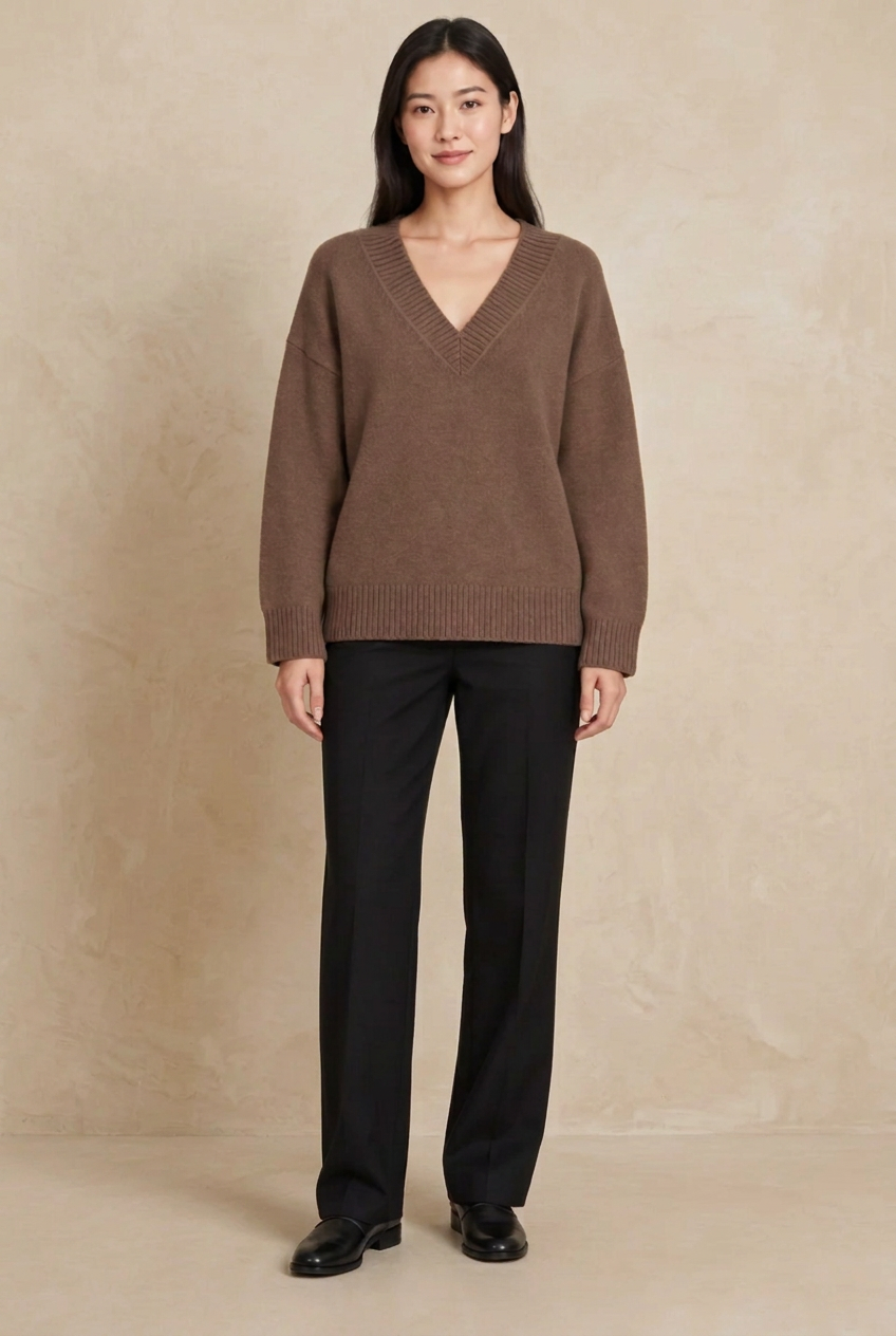 Vero Moda Sweater SIF - Cocoa-Brown
