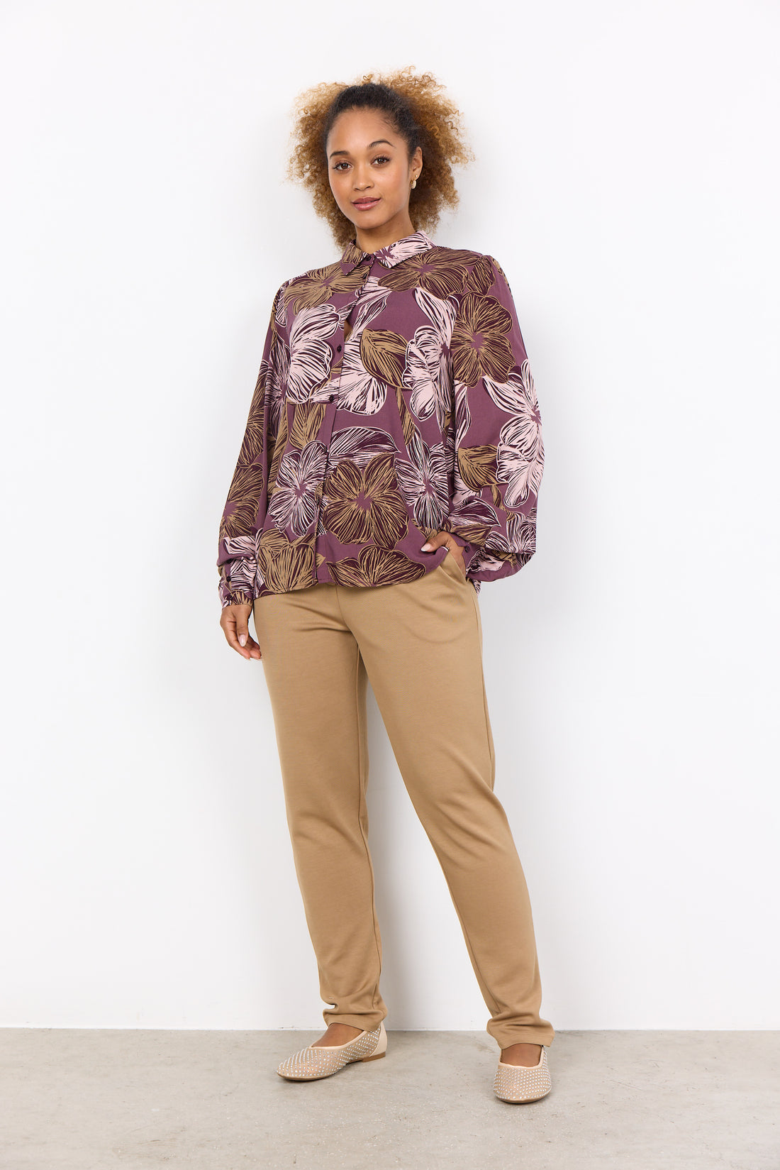 Soya Concept Blouse ILONE 2-Wine