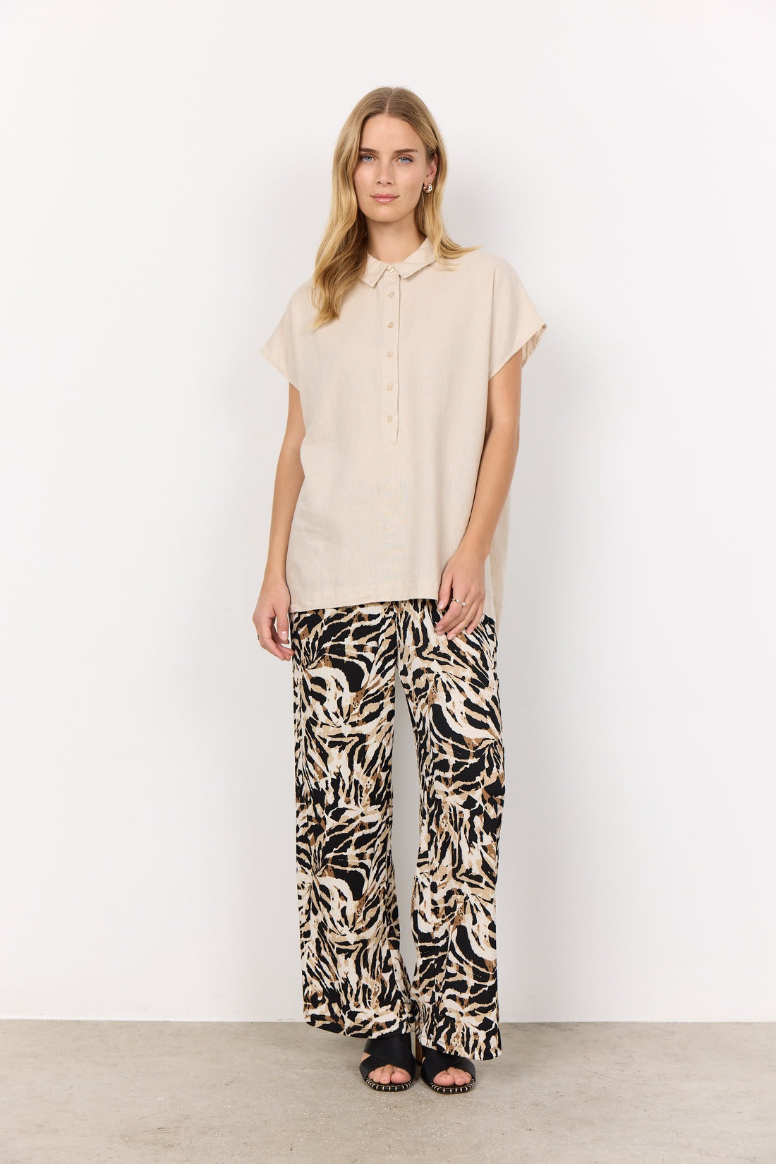 Soya Concept - Blouse INA 62 - Off white - Boutique Adam &amp; Eve marque canadienne, marque québécoise