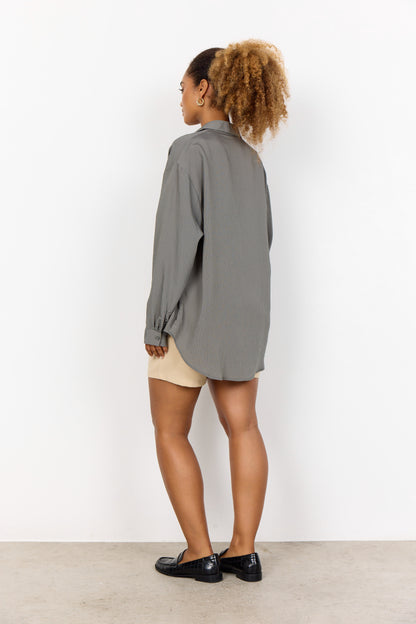 Soya Concept - Blouse POY 1 - Khaki - Boutique Adam &amp; Eve marque canadienne, marque québécoise