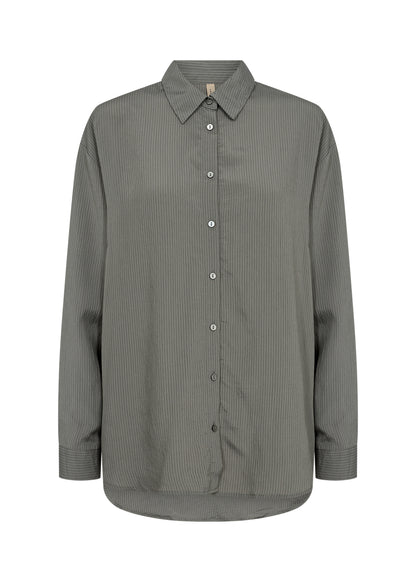 Soya Concept - Blouse POY 1 - Khaki - Boutique Adam &amp; Eve marque canadienne, marque québécoise