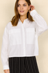 Soya Concept - Blouse NETTI 96 - White - Boutique Adam & Eve marque canadienne, marque québécoise