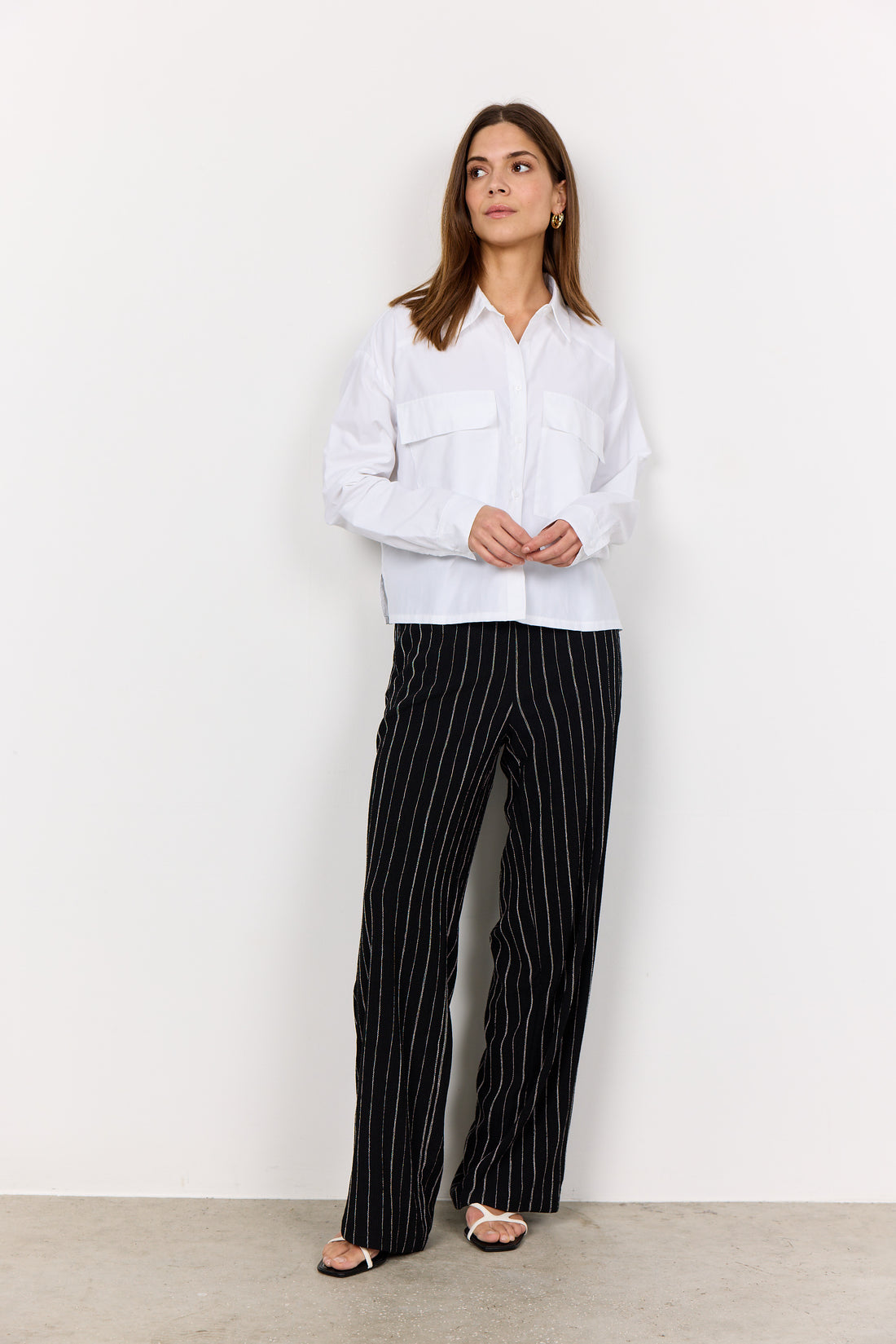 Soya Concept - Blouse NETTI 96 - White - Boutique Adam &amp; Eve marque canadienne, marque québécoise