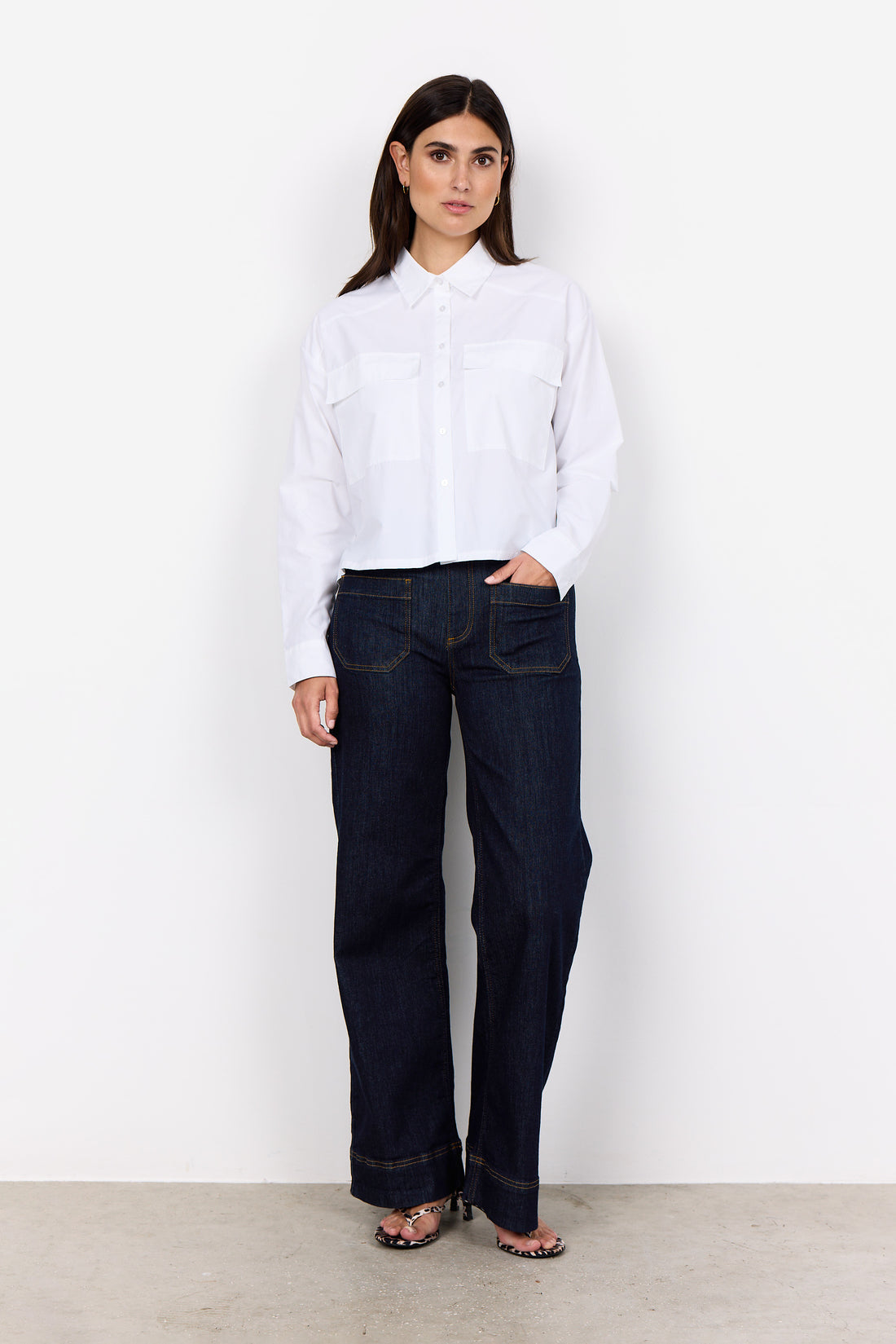 Soya Concept - Blouse NETTI 96 - White - Boutique Adam &amp; Eve marque canadienne, marque québécoise
