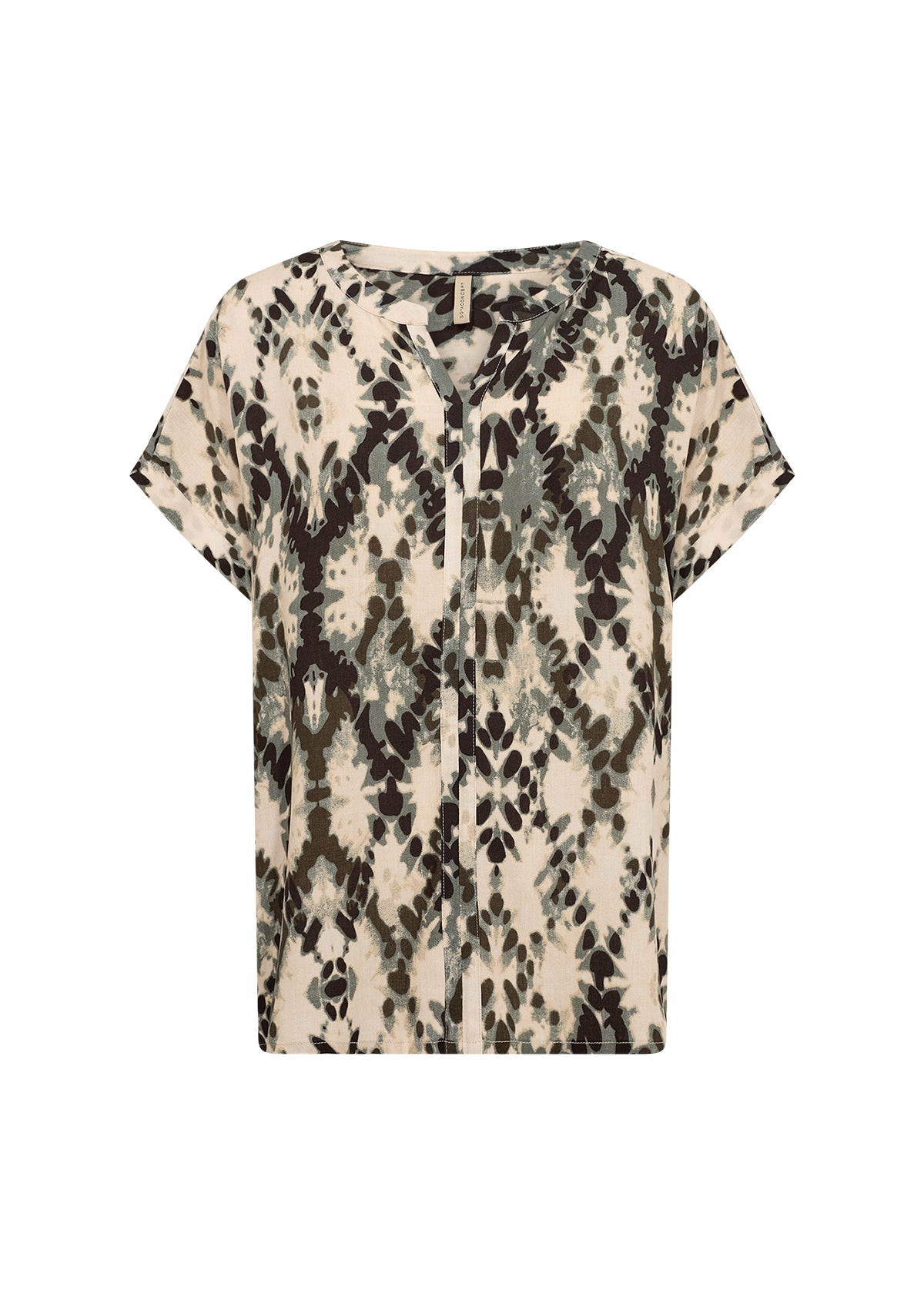 Soya Concept - Blouse Pondita 1 - Khaki - Boutique Adam & Eve marque canadienne, marque québécoise
