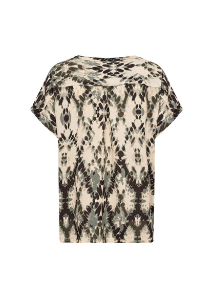 Soya Concept - Blouse Pondita 1 - Khaki - Boutique Adam &amp; Eve marque canadienne, marque québécoise