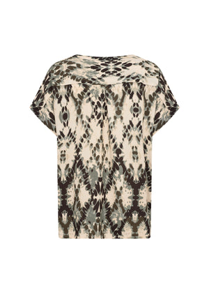 Soya Concept - Blouse Pondita 1 - Khaki - Boutique Adam & Eve marque canadienne, marque québécoise