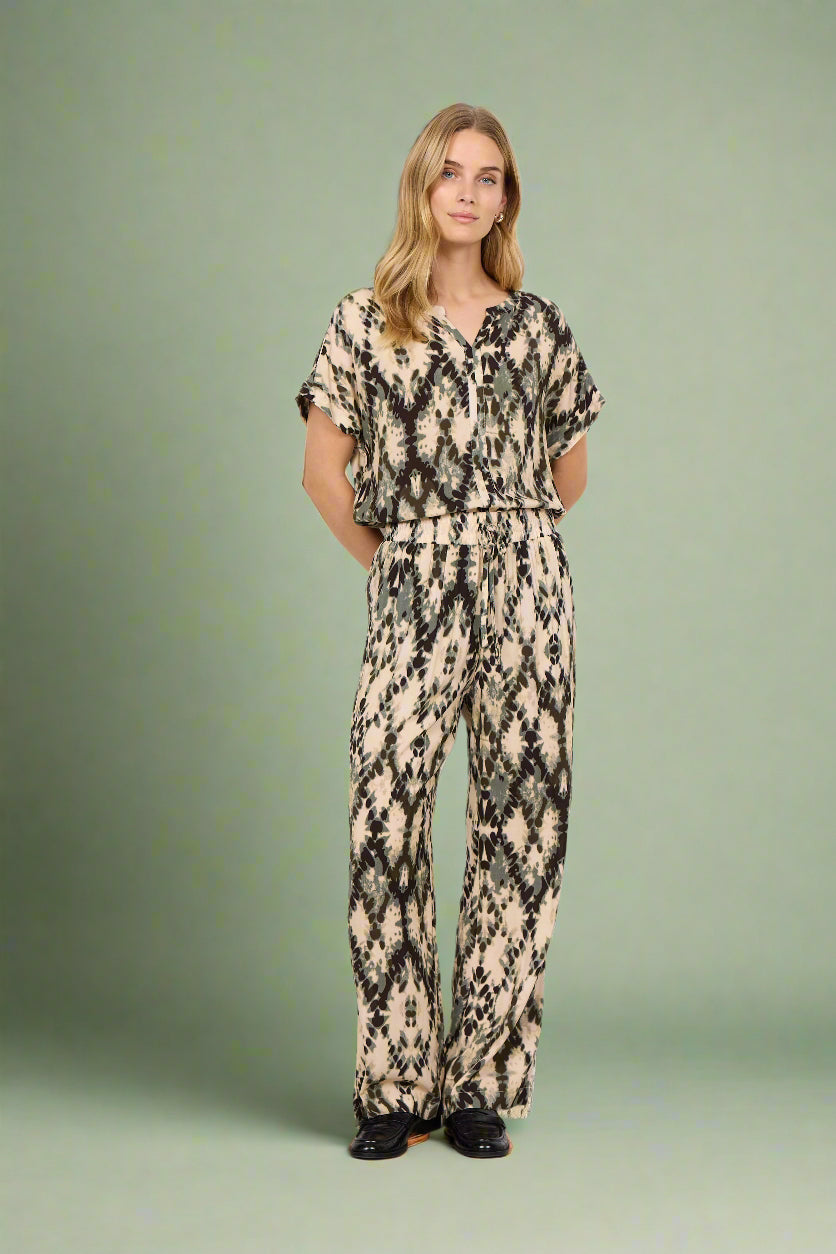 Soya Concept - Pants PONDITA 2 - Khaki - Boutique Adam &amp; Eve marque canadienne, marque québécoise