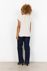 Soya Concept - Blouse POULA 1 - Off white - Boutique Adam & Eve marque canadienne, marque québécoise