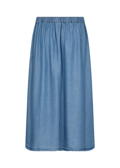 Soya Concept - Skirt LIV 52 - Blue - Boutique Adam &amp; Eve marque canadienne, marque québécoise