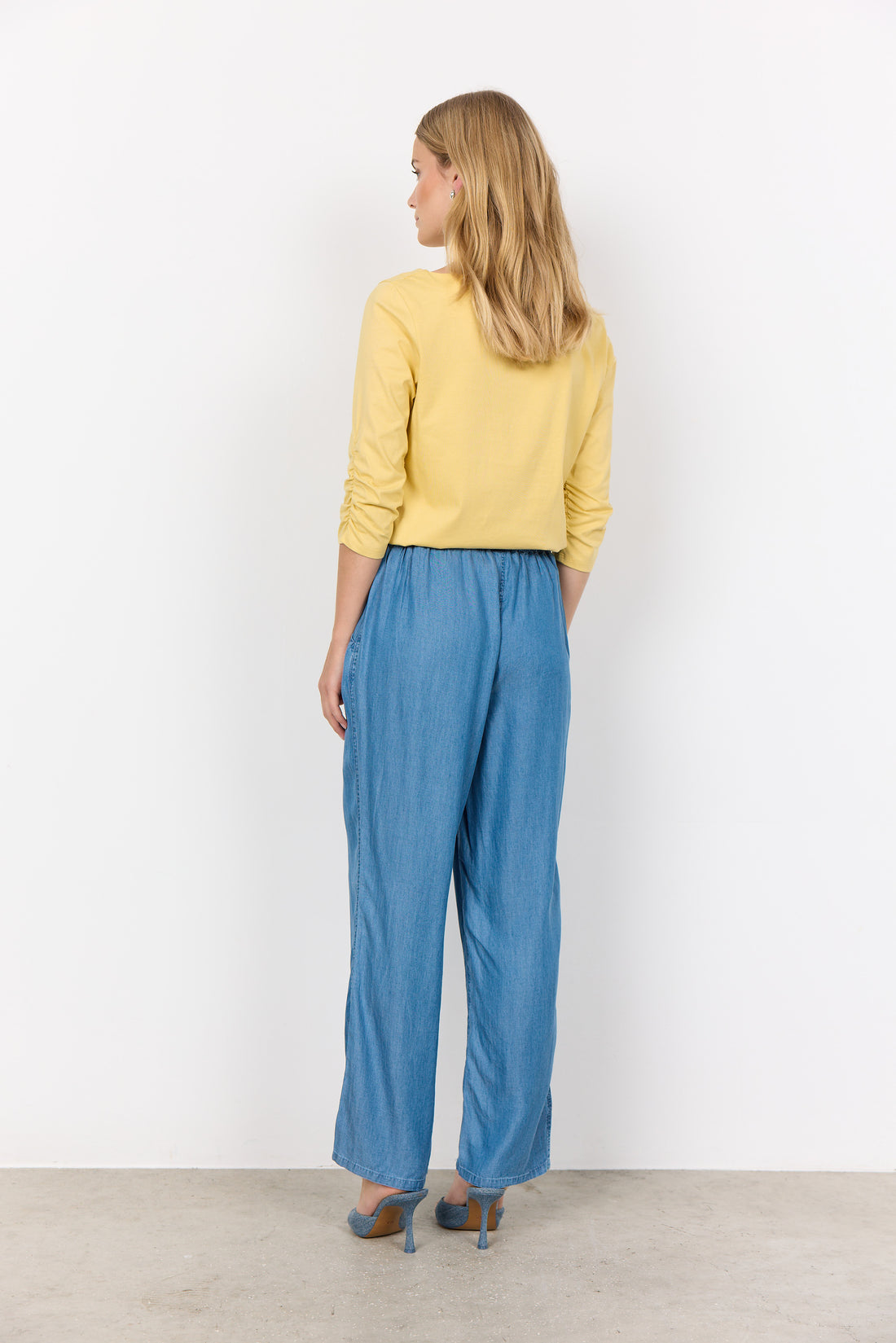 Soya Concept - Pants LIV 53 - Blue - Boutique Adam &amp; Eve marque canadienne, marque québécoise