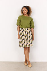 Soya Concept - Skirt rosilda-2 - Printed - Boutique Adam & Eve marque canadienne, marque québécoise