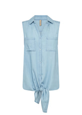 Soya Concept - Blouse LIV 54 - Blue - Boutique Adam & Eve marque canadienne, marque québécoise