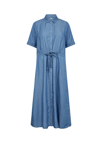 Soya Concept - Dress LIV 57 - Blue - Boutique Adam &amp; Eve marque canadienne, marque québécoise