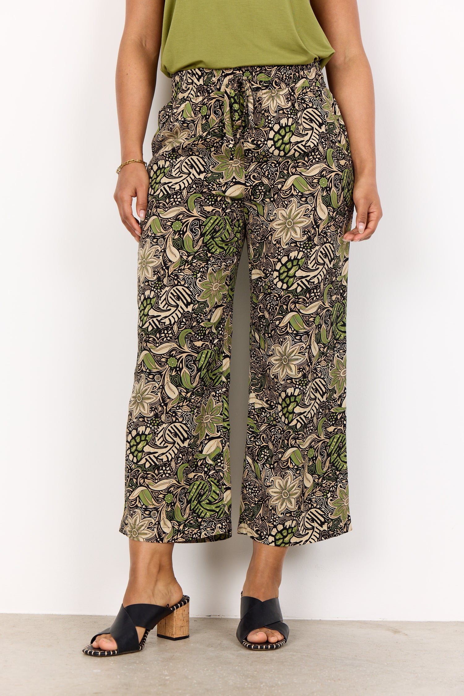 Soya Concept - Pants rosine-3c - Printed - Boutique Adam &amp; Eve marque canadienne, marque québécoise