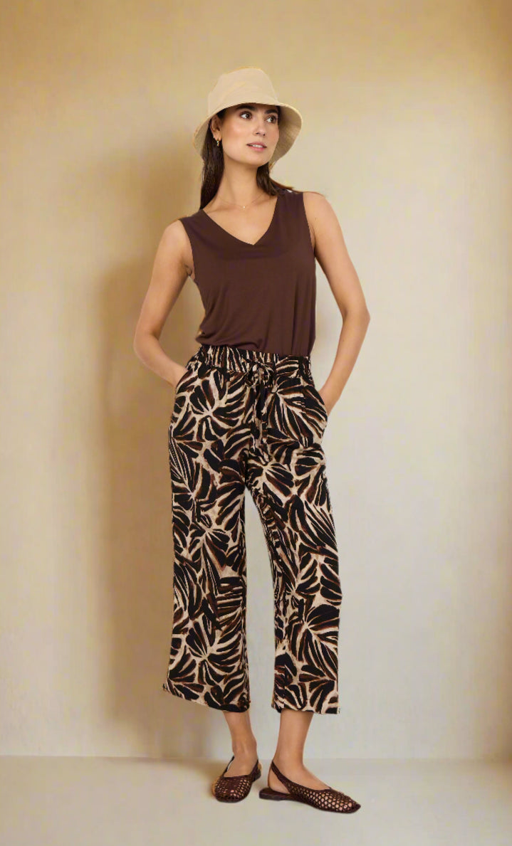 Soya Concept - Pants roksana-5 - Printed - Boutique Adam &amp; Eve marque canadienne, marque québécoise