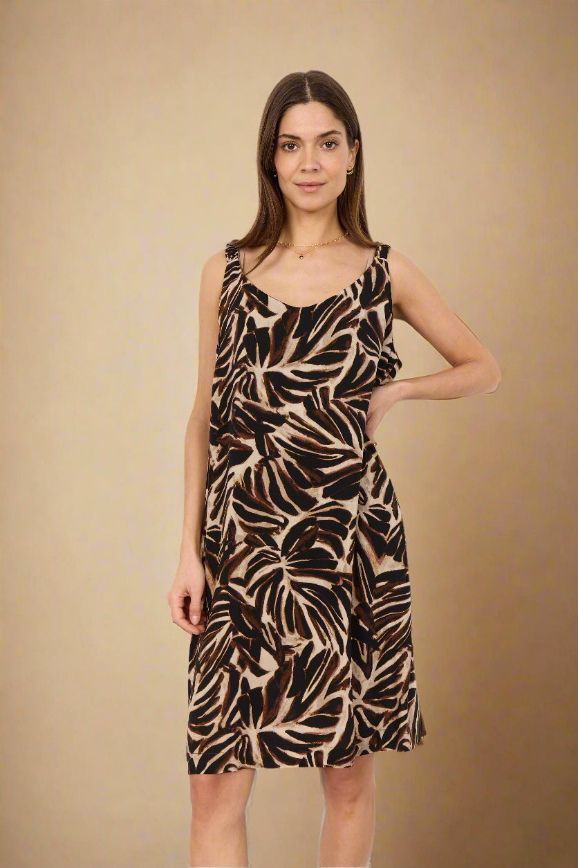 Soya Concept - Dress roksana-6 - Printed - Boutique Adam &amp; Eve marque canadienne, marque québécoise