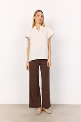 Soya Concept - Blouse RADIA 215 - Off white - Boutique Adam & Eve marque canadienne, marque québécoise