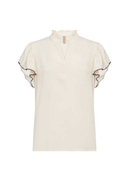 Soya Concept - Blouse RADIA 215 - Off white - Boutique Adam &amp; Eve marque canadienne, marque québécoise