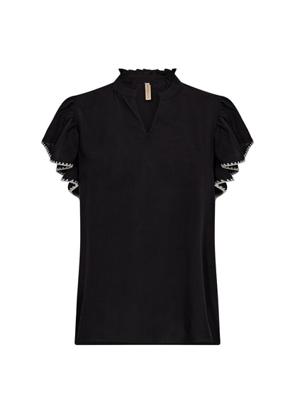 Soya Concept - Blouse RADIA 215 - Black - Boutique Adam &amp; Eve marque canadienne, marque québécoise