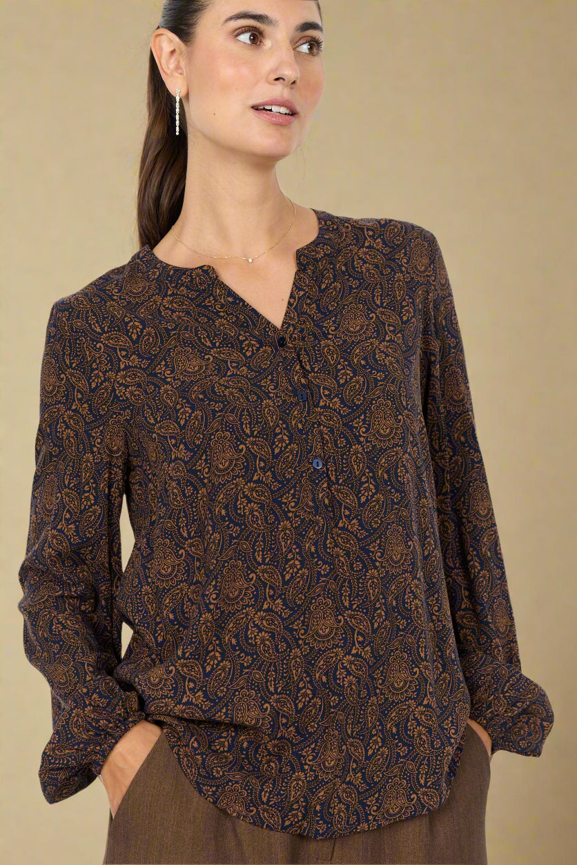 Soya Concept - Blouse aster-1 - Boutique Adam &amp; Eve marque canadienne, marque québécoise